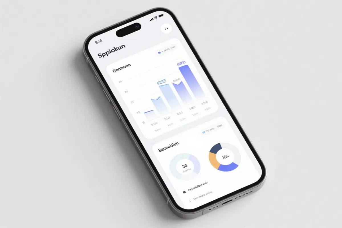 移动端应用界面示意